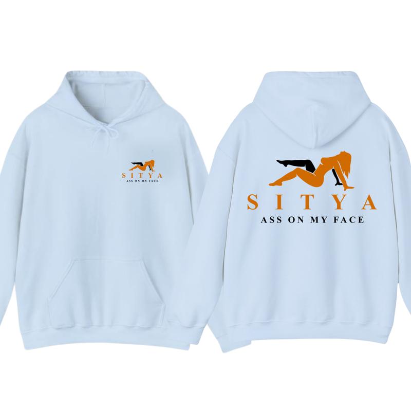 Sit On My Face Funny 2 Side Printed T-shirt Sweatshirt Hoodie, SITYA Shirt, Menswear Sweaters Underwear Tops Pullover Man Casual Long Sleeve Wetsuit