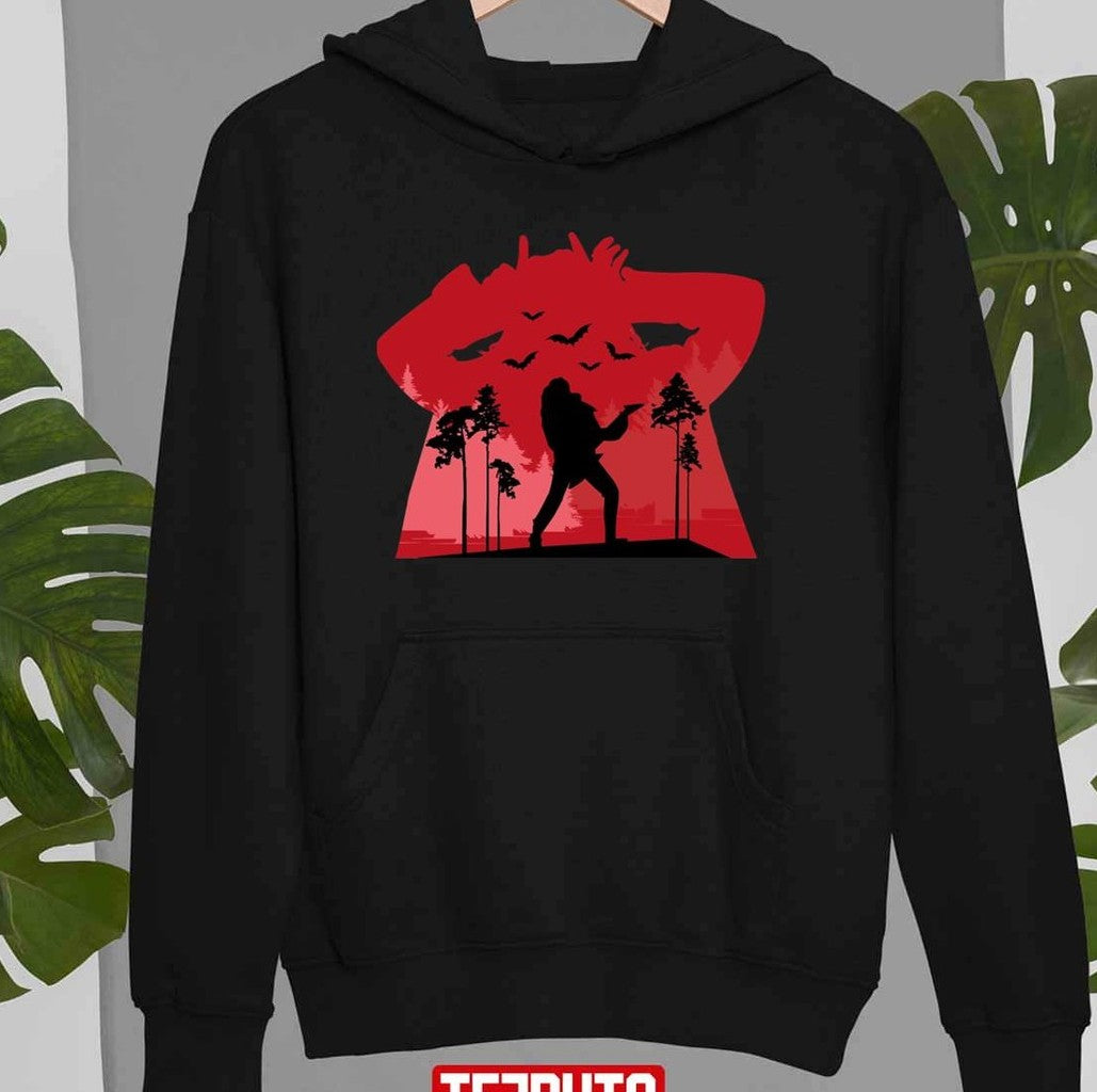 Red Shadow Rockstar Eddie Munson Stranger Things Unisex T-Shirt