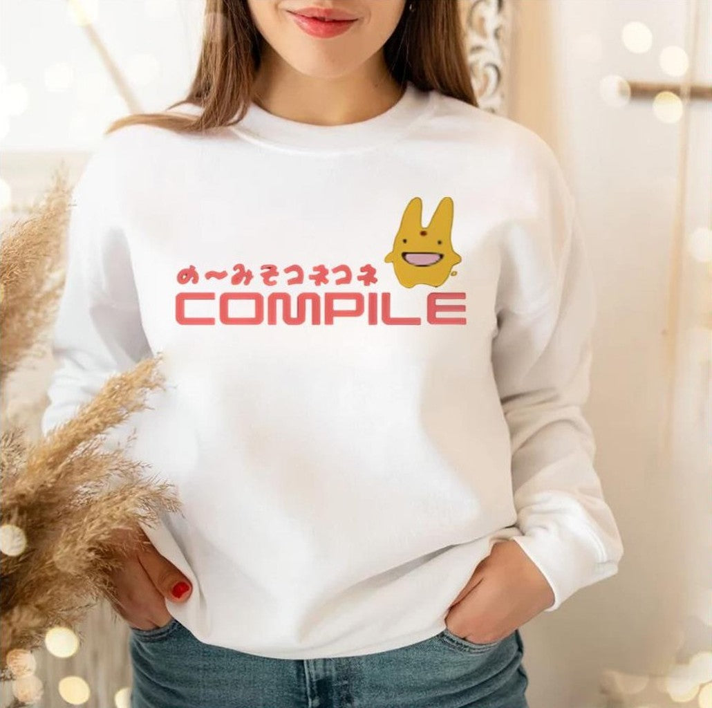 Red Logo Compile Zanac 6 Unisex Sweatshirt