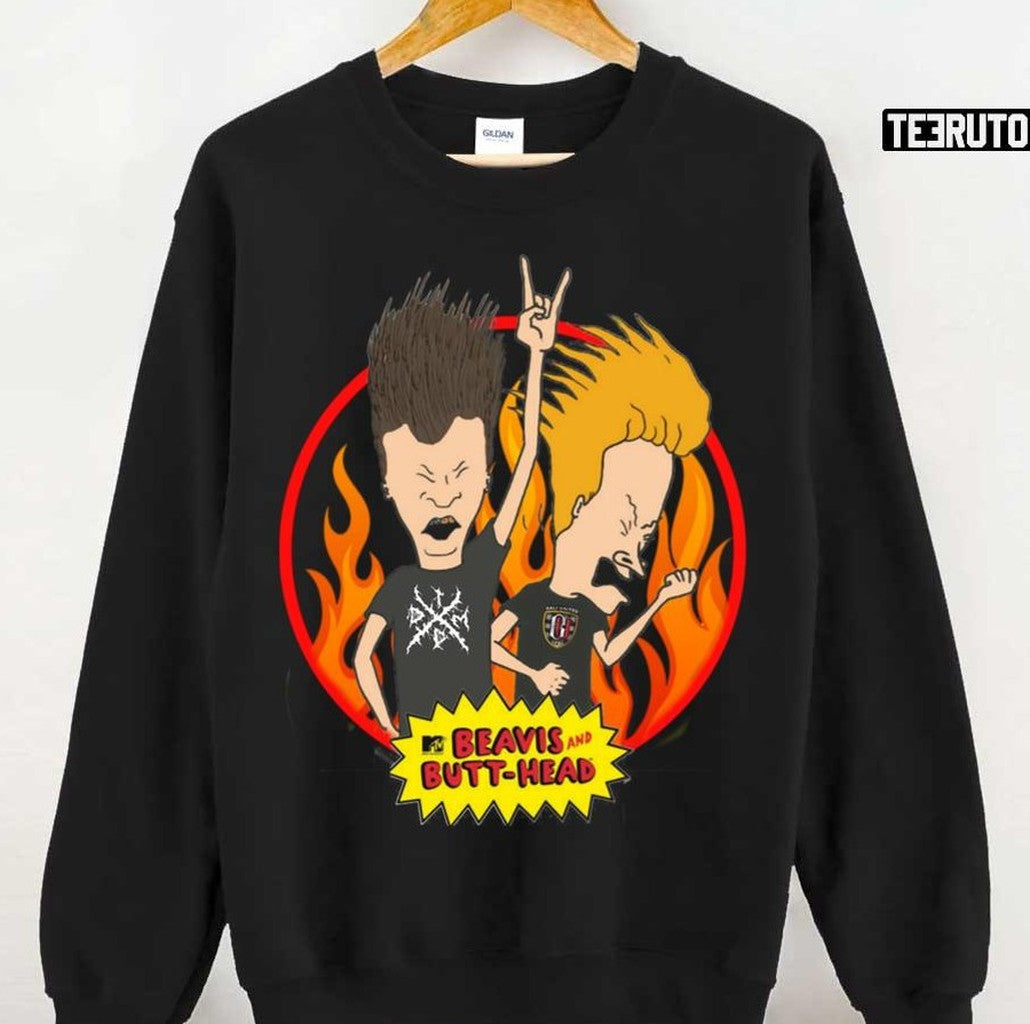 Rock Design Beavis And Butthead Unisex T-Shirt