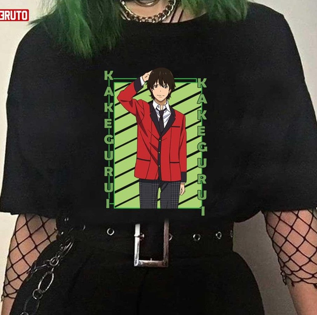 Ryota Suzui Kakegurui Kakegurui Twin Color Stripe Design Unisex T-Shirt