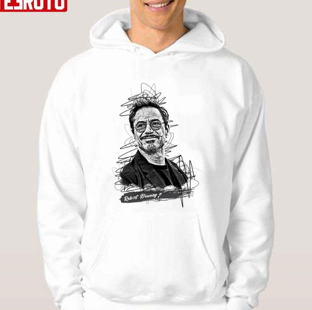 Sketch Of Robert Downey Jr Abstract Unisex T-shirt