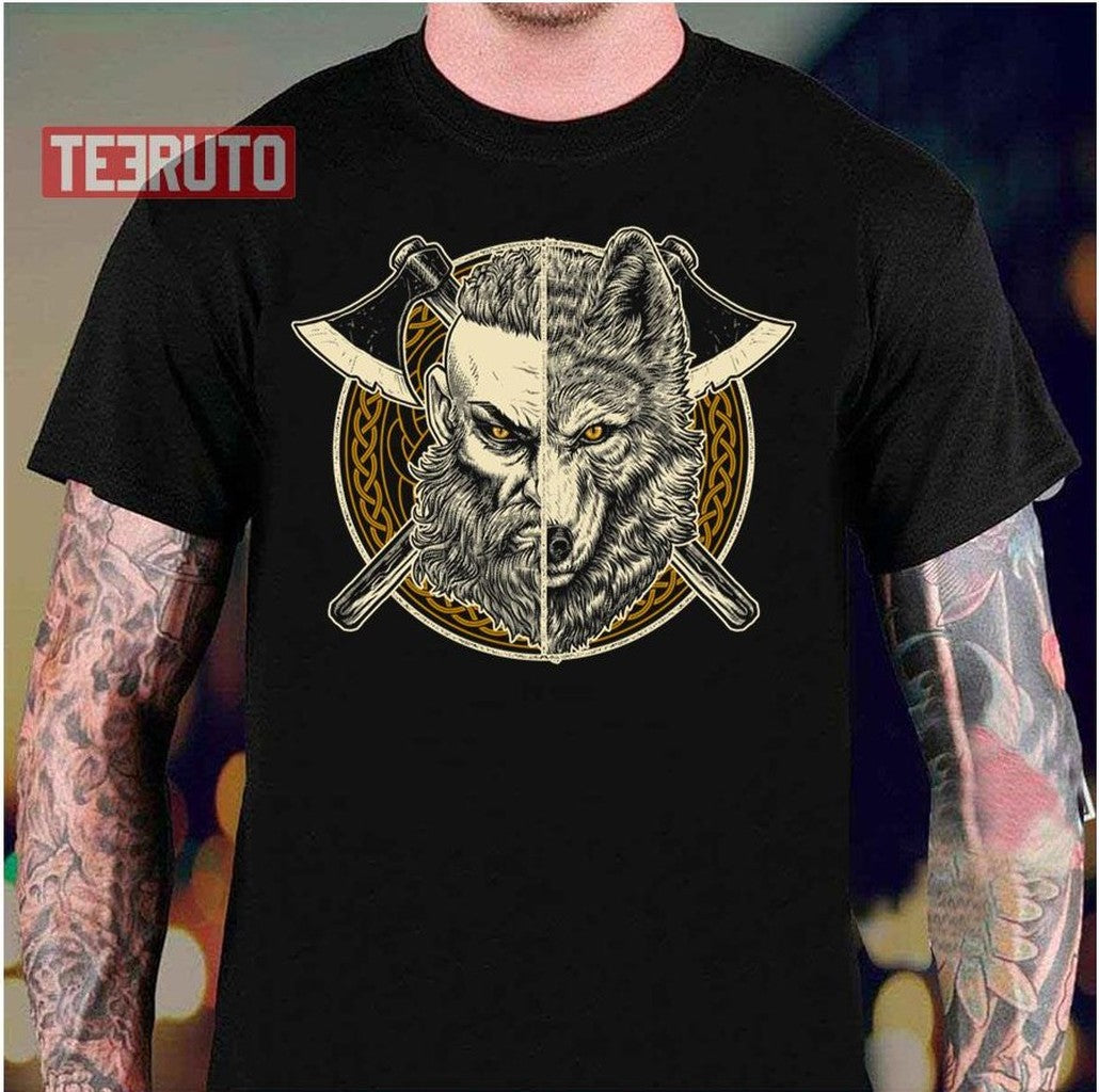 Nordic Viking Wolf Ulfhednar Norse Pagan Unisex Hoodie