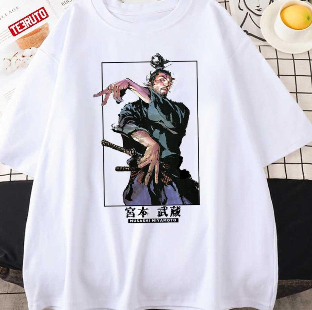 Musashi Miyamoto Art Colored Panel Vagabond Unisex Sweatshirt