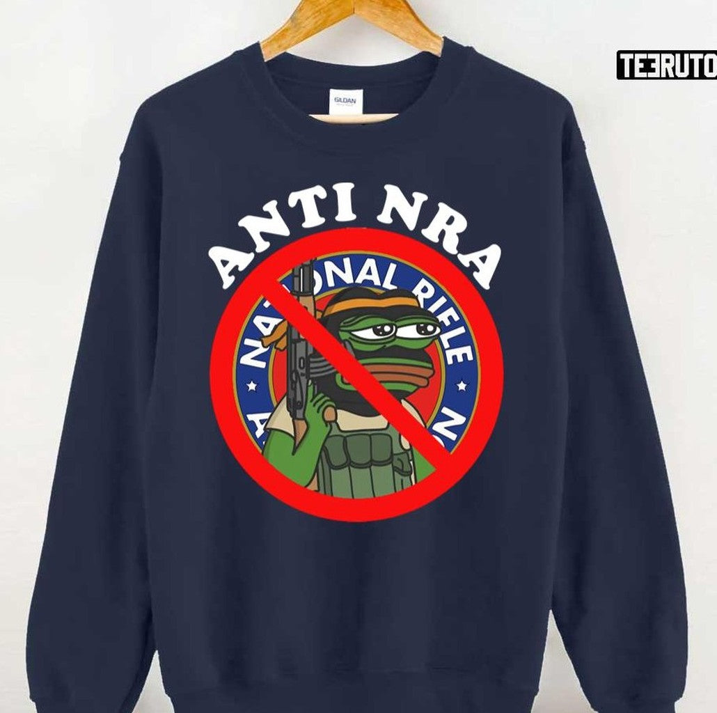 Anti NRA Pepe The Frog Meme Unisex T-Shirt