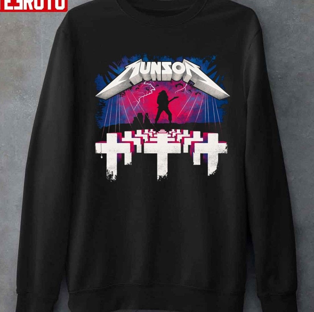 Munson Rock Metal Stranger Things Artwork Unisex T-Shirt