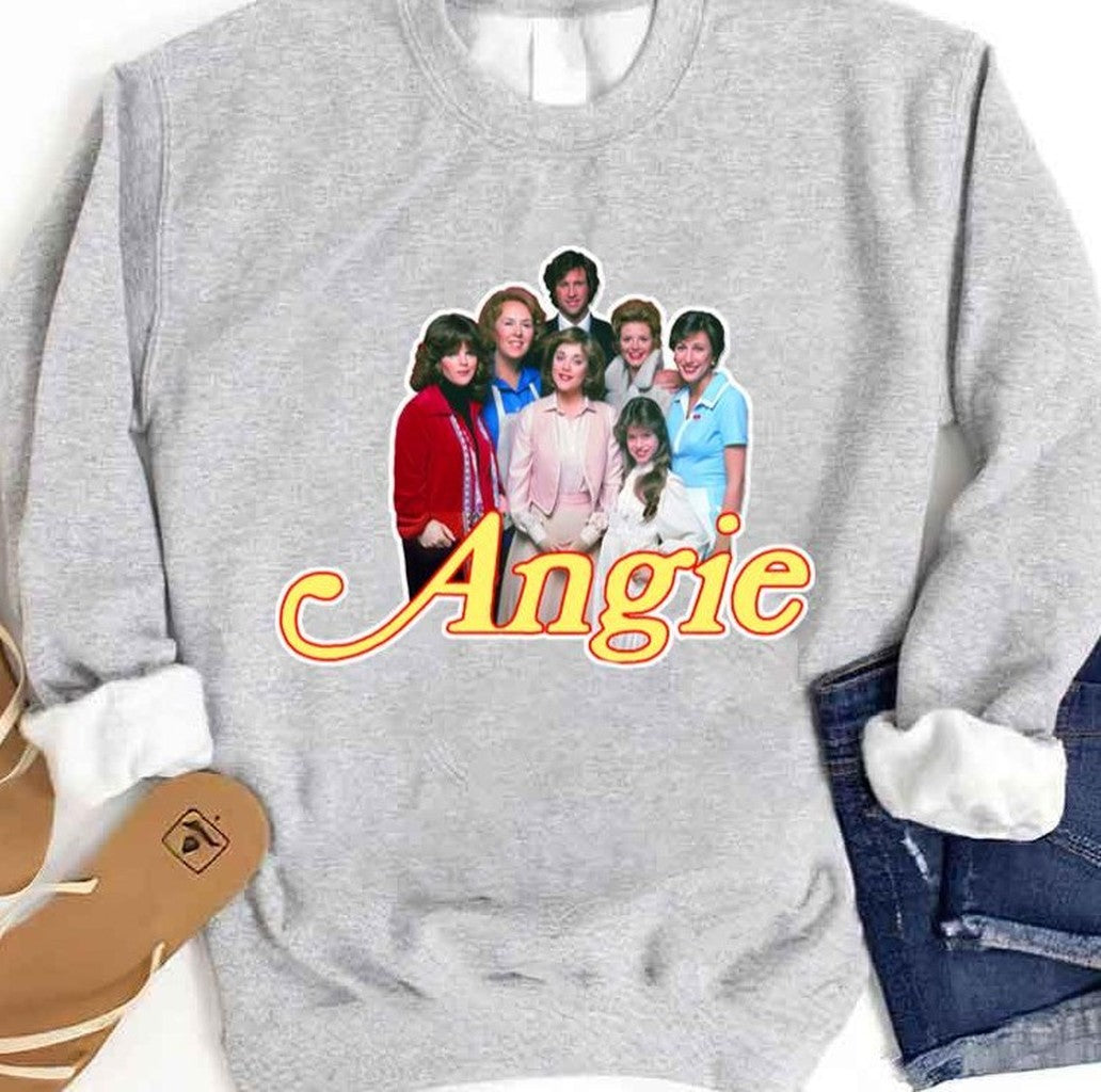Angie Cast 70s 80s Throwback Tribute Retro Unisex Sweatshirt