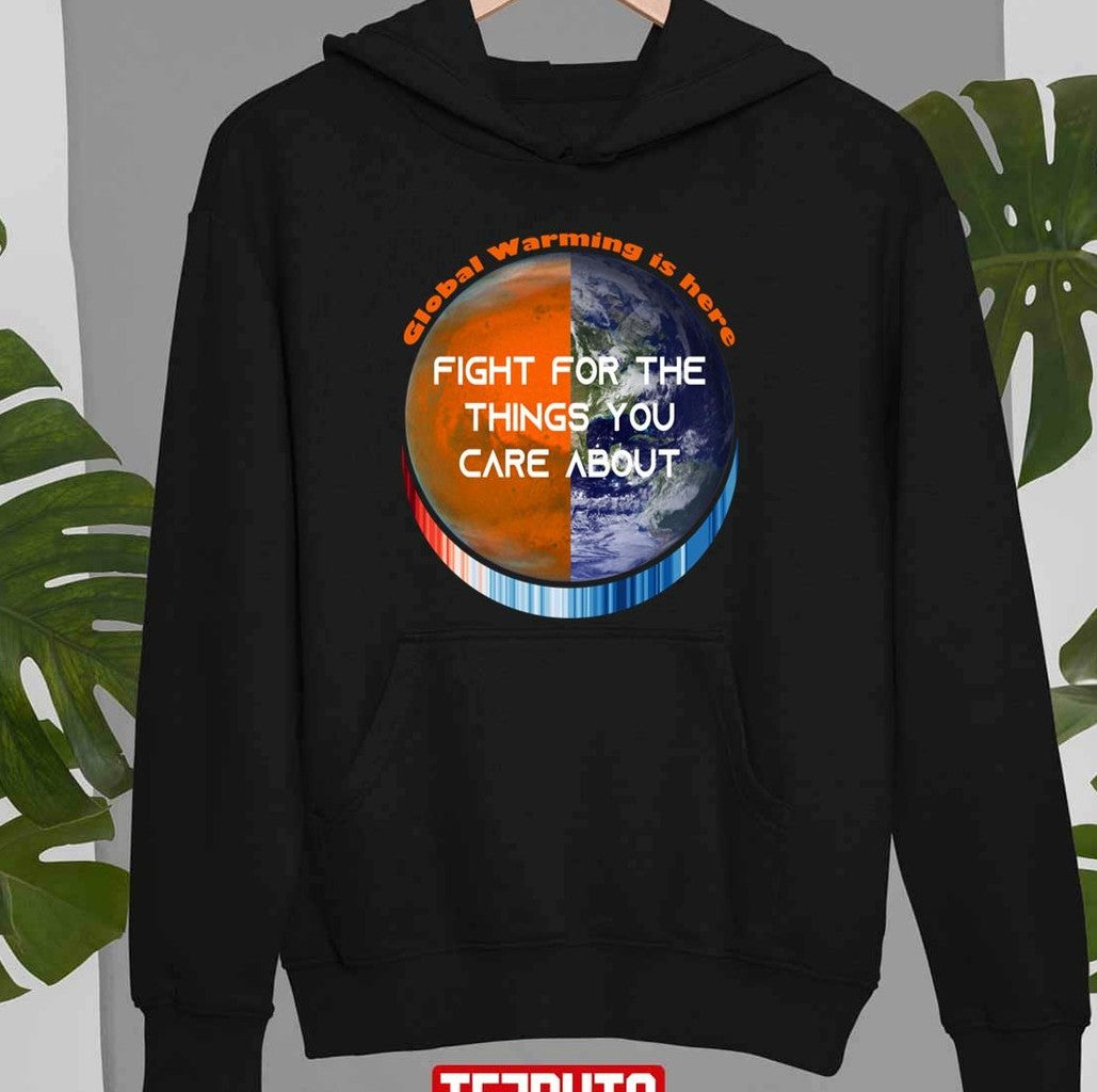 Show Your Stripes Fight For The Things You Care About Earth Global Warming Unisex T-Shirt