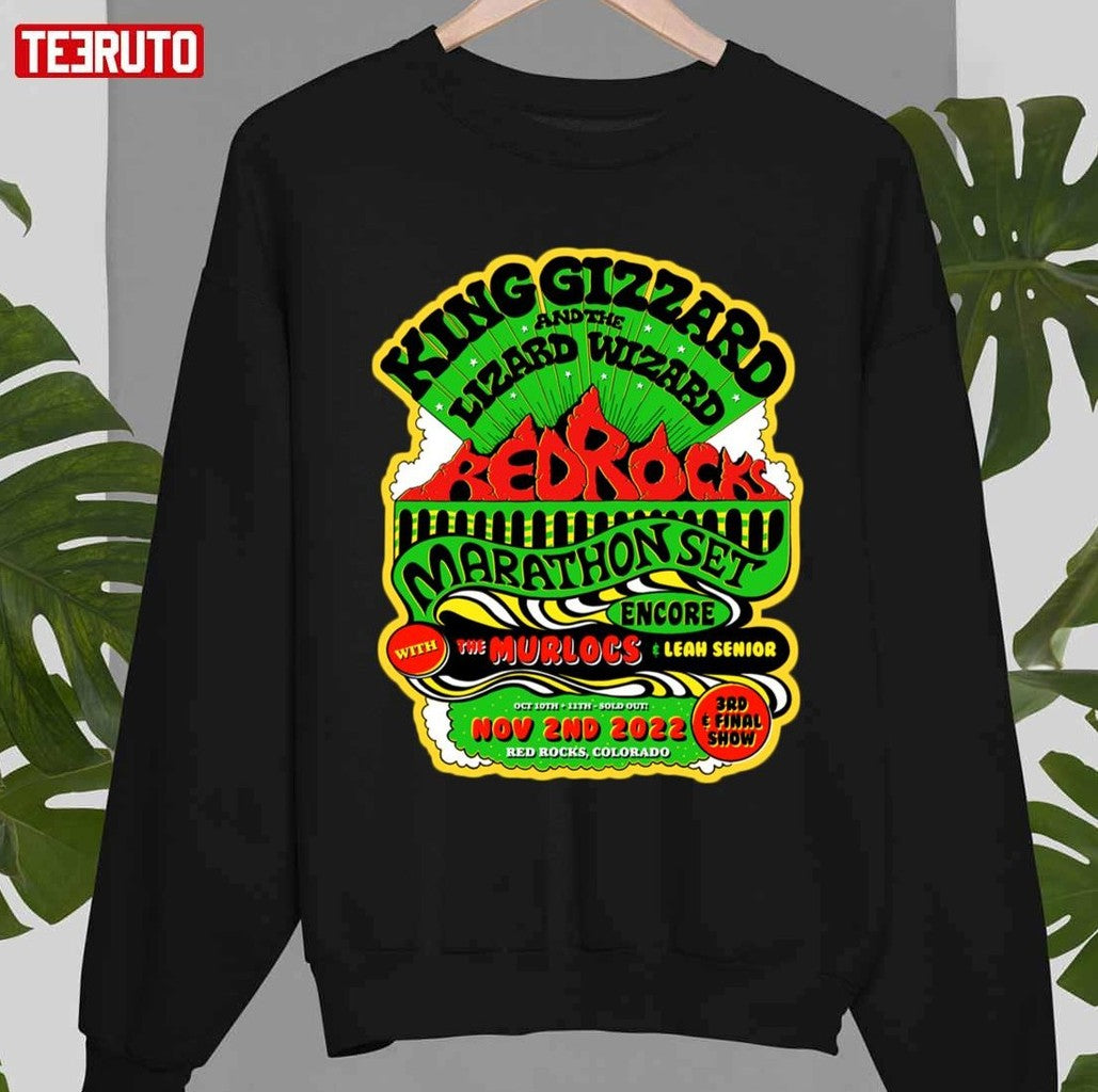 Red Rocks Marathon Set King Gizzard And The Lizard Wizard Unisex T-Shirt