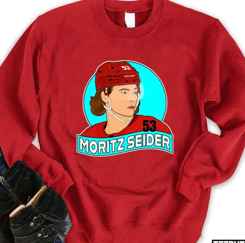 53 Detroit Red Wings Moritz Mo Unisex Sweatshirt