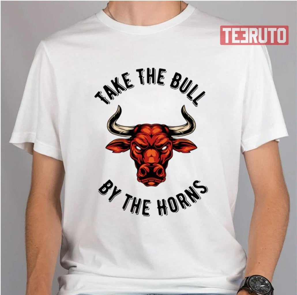 Take The Bull By The Horns Red Bull Head Unisex Hoodie