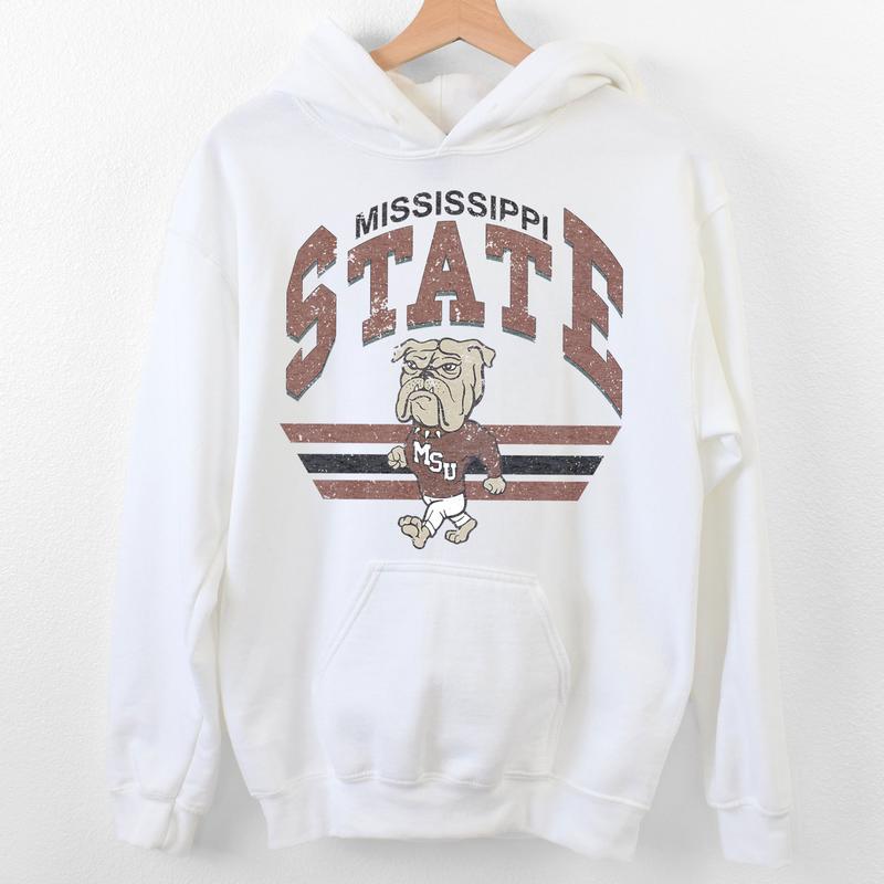 Mississippi State Bulldogs Vintage Football NCAA Sweatshirt - Tshirt - Hoodie, Mississippi State University Unisex Football NCAA Shirt, Unisex Vintage