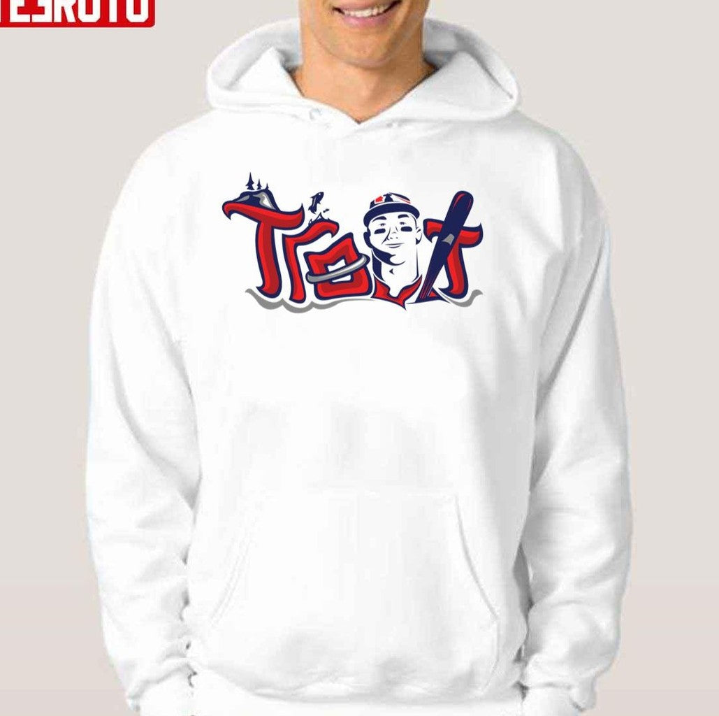 Mt Fanart Mike Trout Baseball Unisex Hoodie
