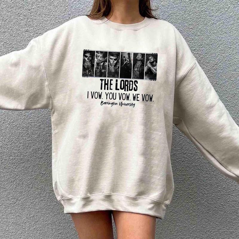 The LORDS Series Book Sweatshirt, I Vow You Vow We Vow Shirt, Barrington University The Ritual Sweatshirt, Shantel Tessier Merch, Book Lover Shirt, Bo