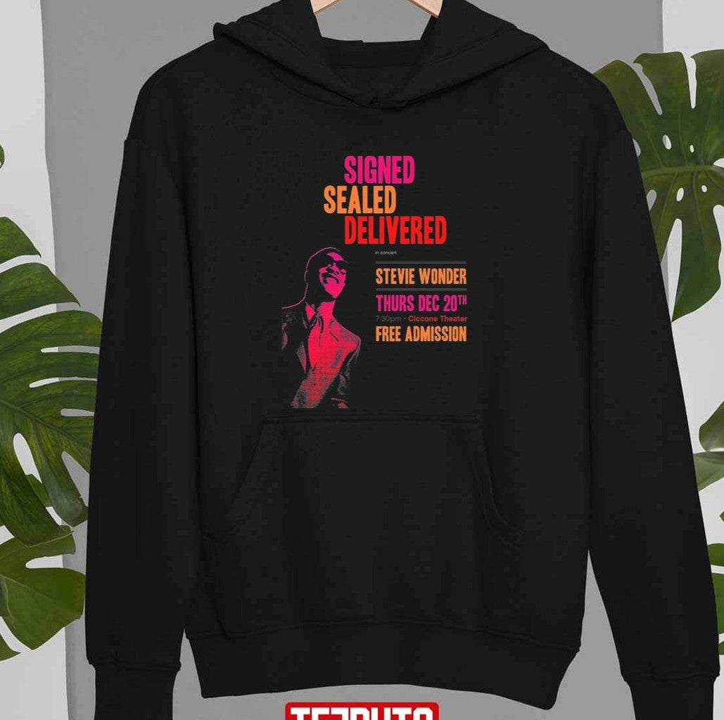 Signed Sealed Delivered Stevie Wonder Unisex Sweatshirt