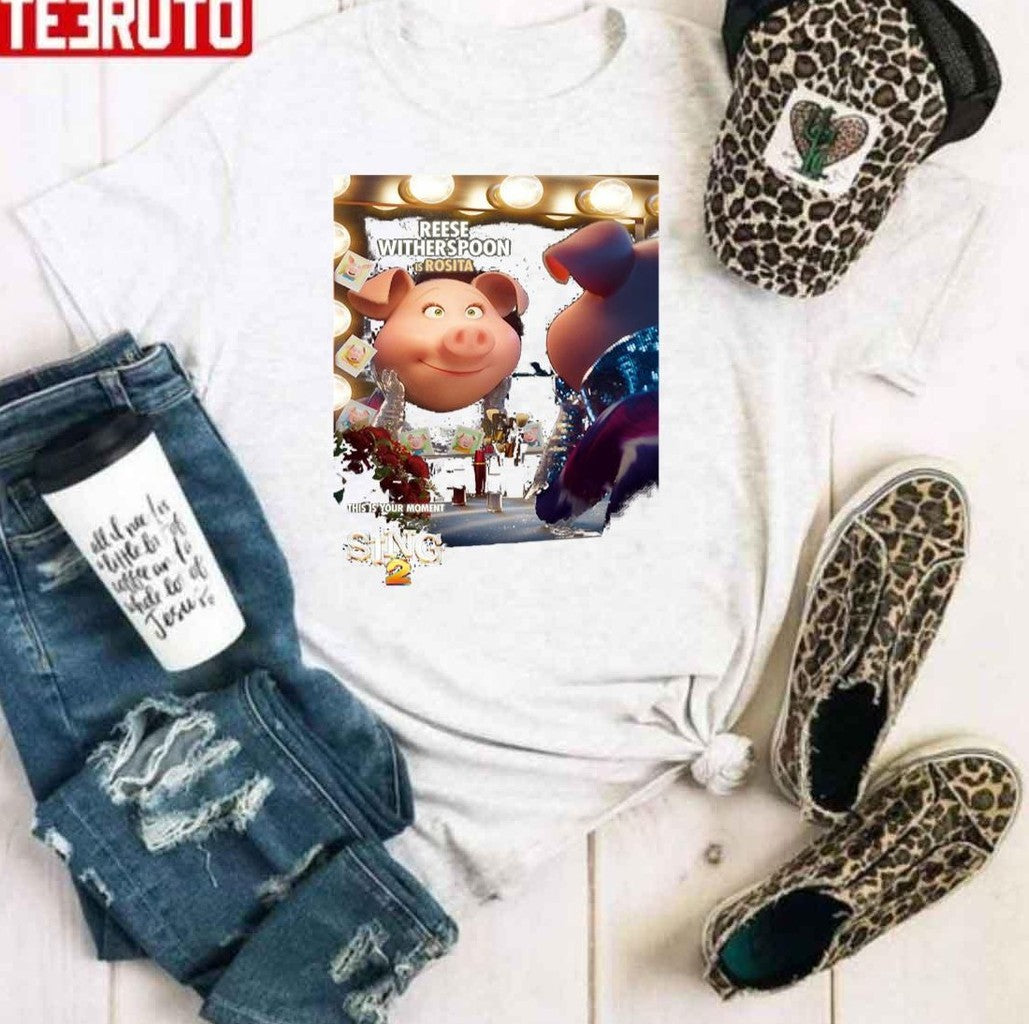 Sing 2 Rosita The Singing Pig Unisex Sweatshirt