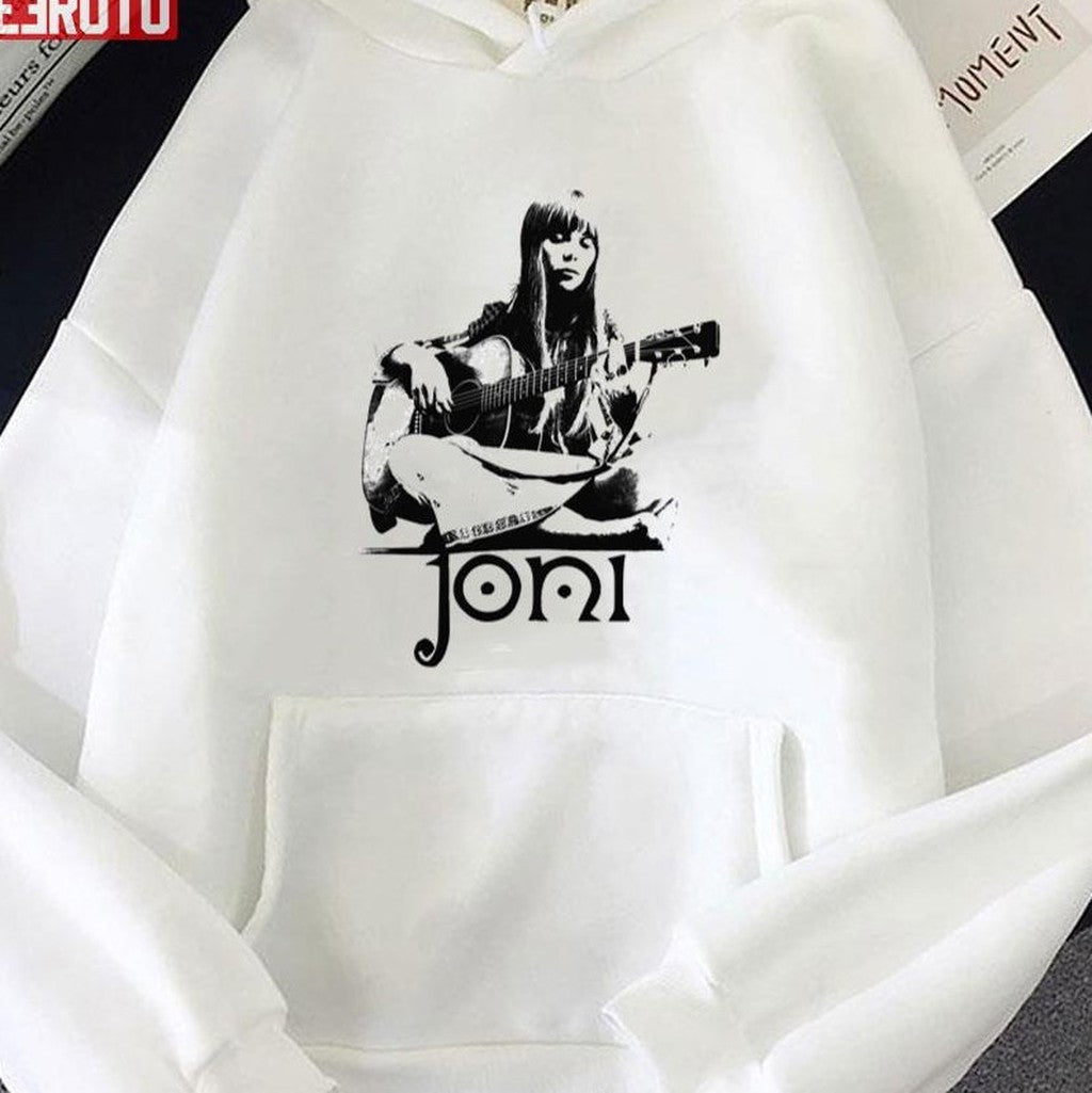 Roberta Joan Joni Mitchell Joni Mitchell Playing Guitar Unisex T-Shirt