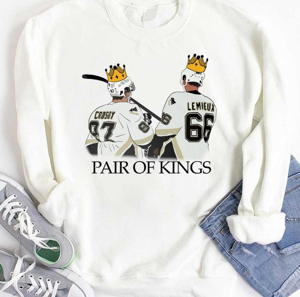 Pair Of Kings Pittsburgh Penguins Hockey Unisex Hoodie