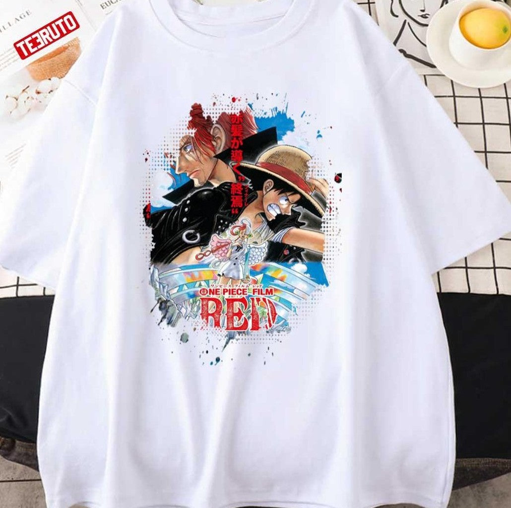 One Piece Film Red Anime Graphic Unisex T-shirt