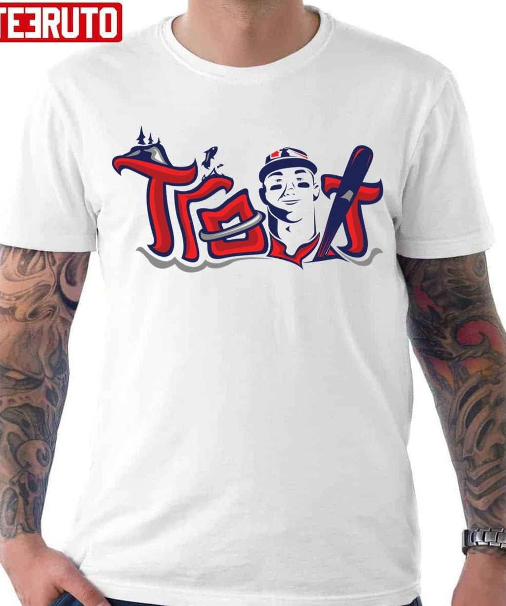 Mt Fanart Mike Trout Baseball Unisex Hoodie