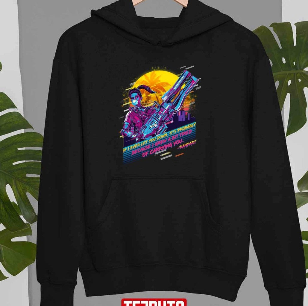 Apex Legends Rampart 80s Retro I Grew A Bit Tired Of Carrying You Unisex T-shirt