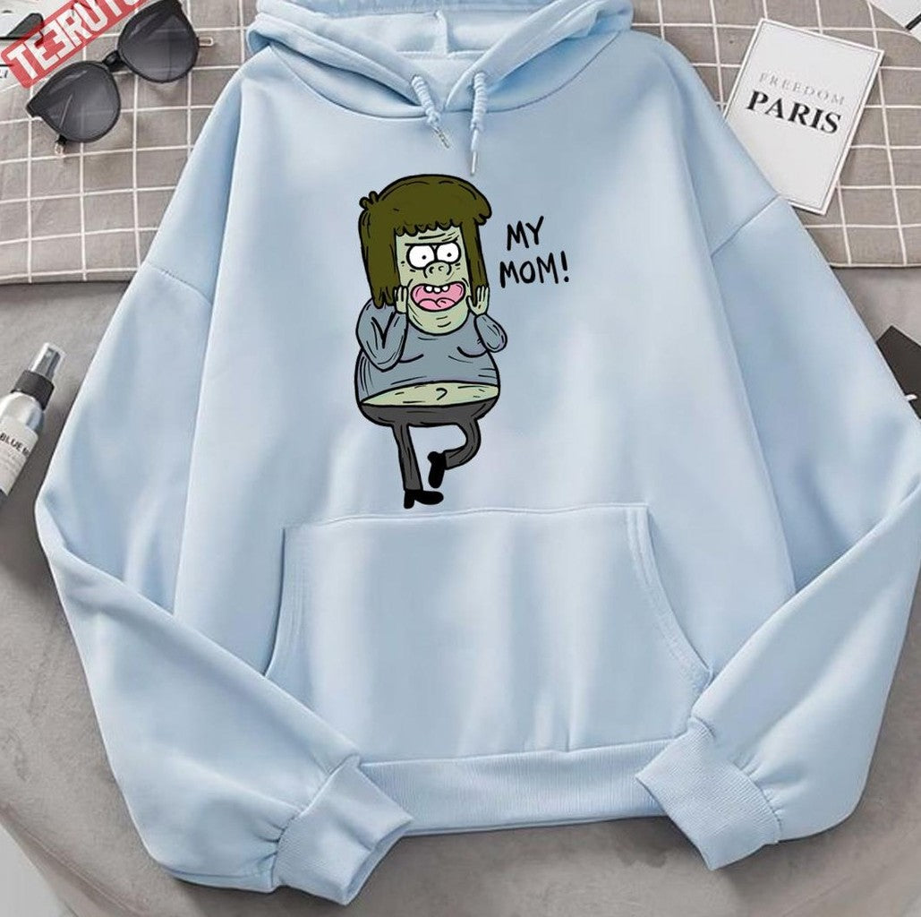 Muscle Man My Mom Regular Show Unisex Hoodie