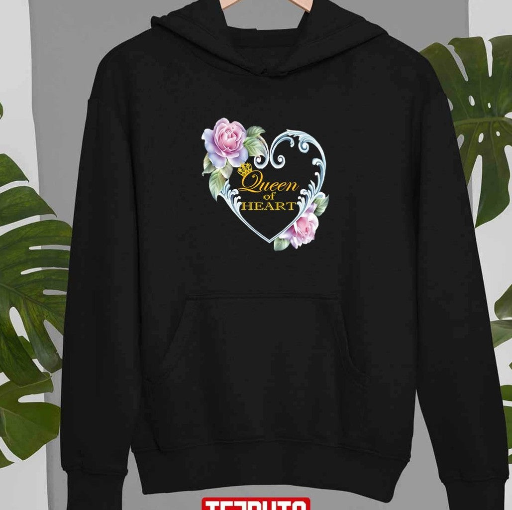 Qoh Queen Of Heart Queen Elizabeth II Unisex T-shirt
