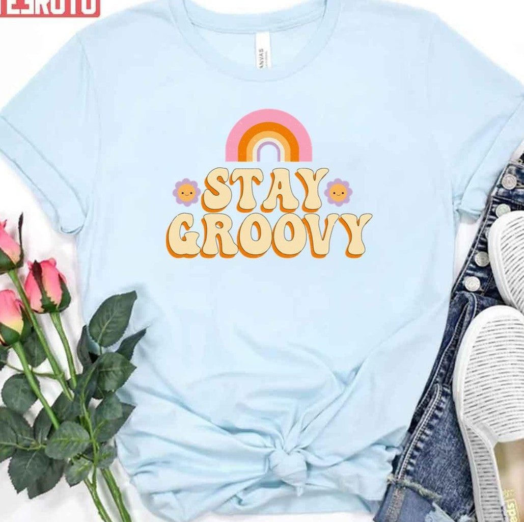 Stay Grovey Positive Mental Adhd Design Unisex Sweatshirt