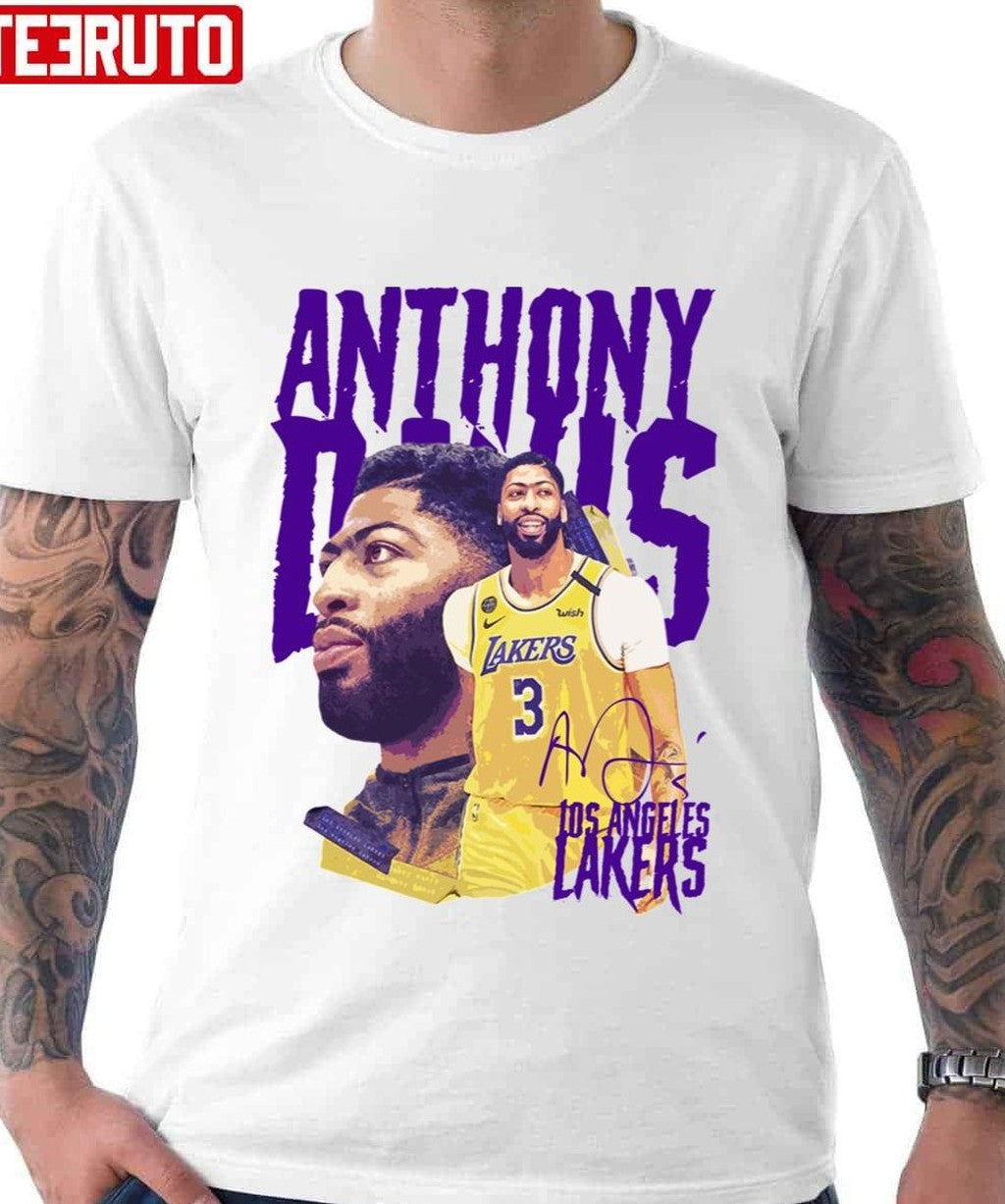Anthony Davis 3 LA Lakers Team Basketball Player Unisex Hoodie