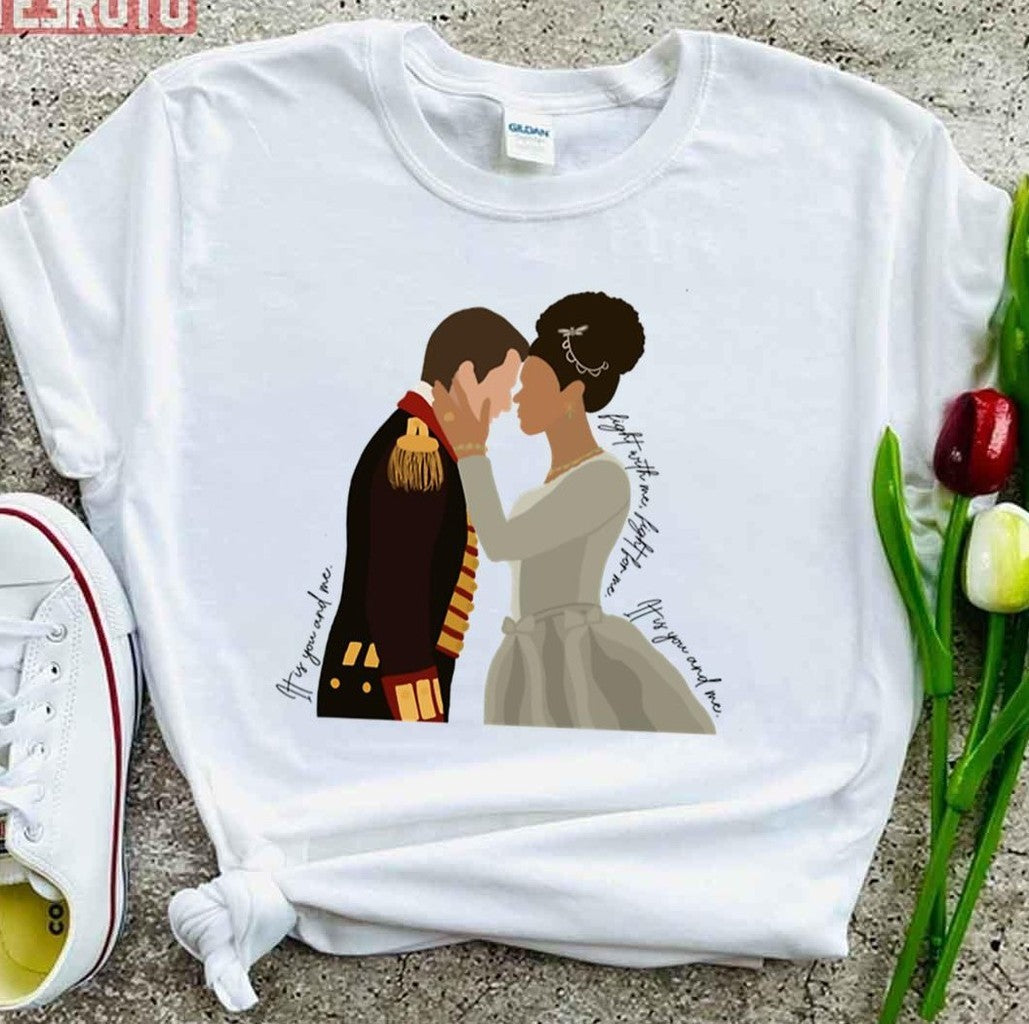 Queen Charlotte And George A Bridgerton Story Fight With Me Fight For Me Bridgerton Unisex T-Shirt