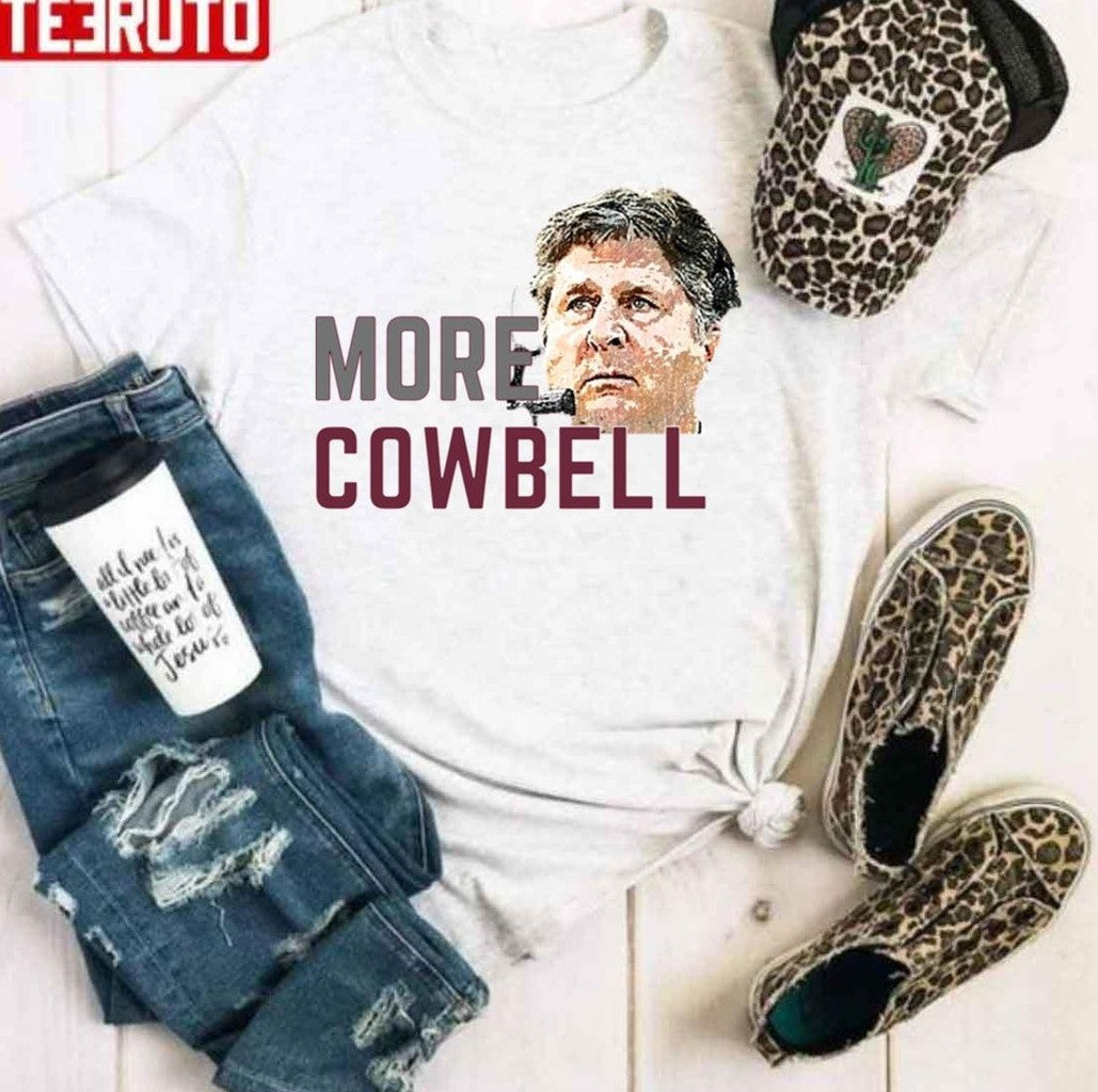 More Cowbell Mississippi Mike Leach Unisex Hoodie