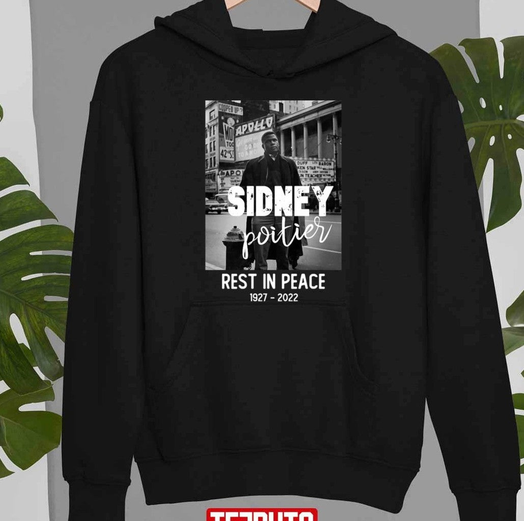 Rip Sidney Poitier Black And White Art Unisex T-Shirt