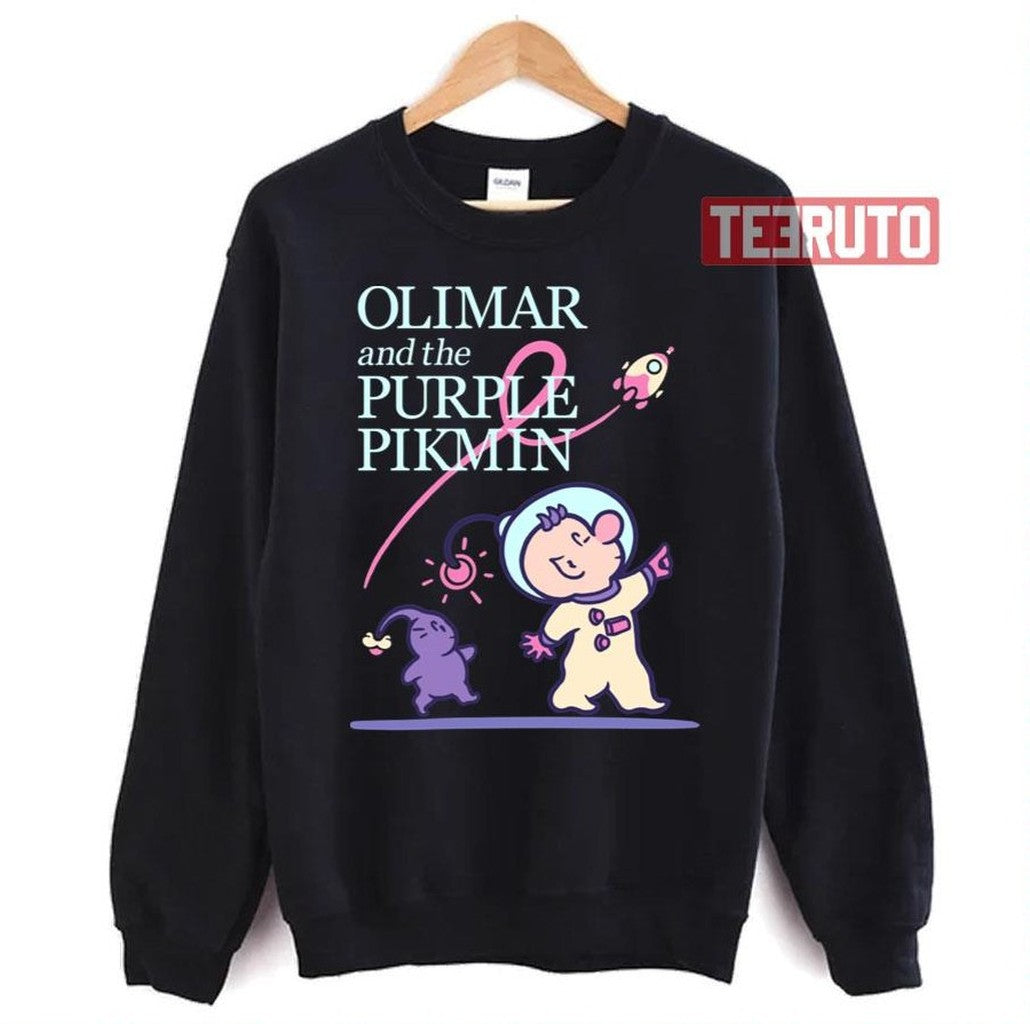 Olimar And The Purple Pikmin Unisex T-Shirt