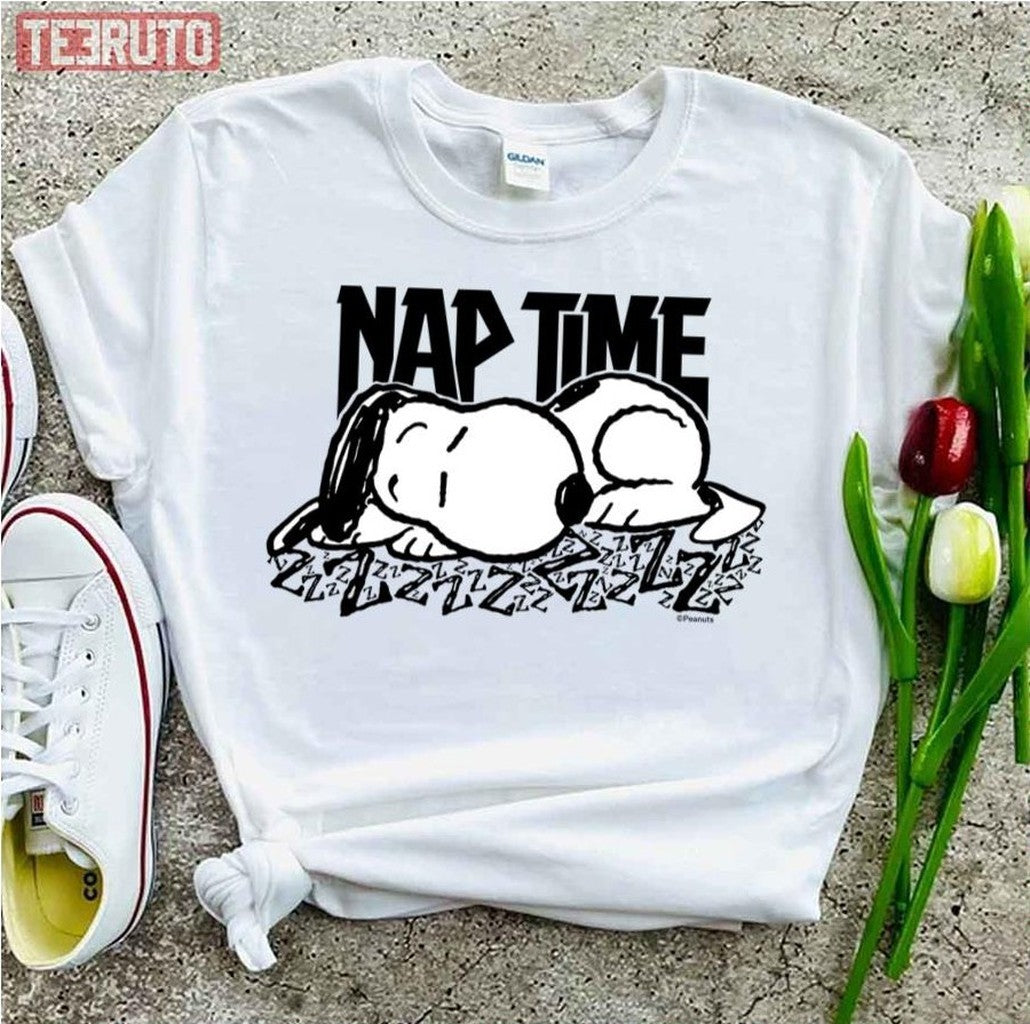 Rock Tees Snoopy Nap Time Peanuts Unisex T-Shirt