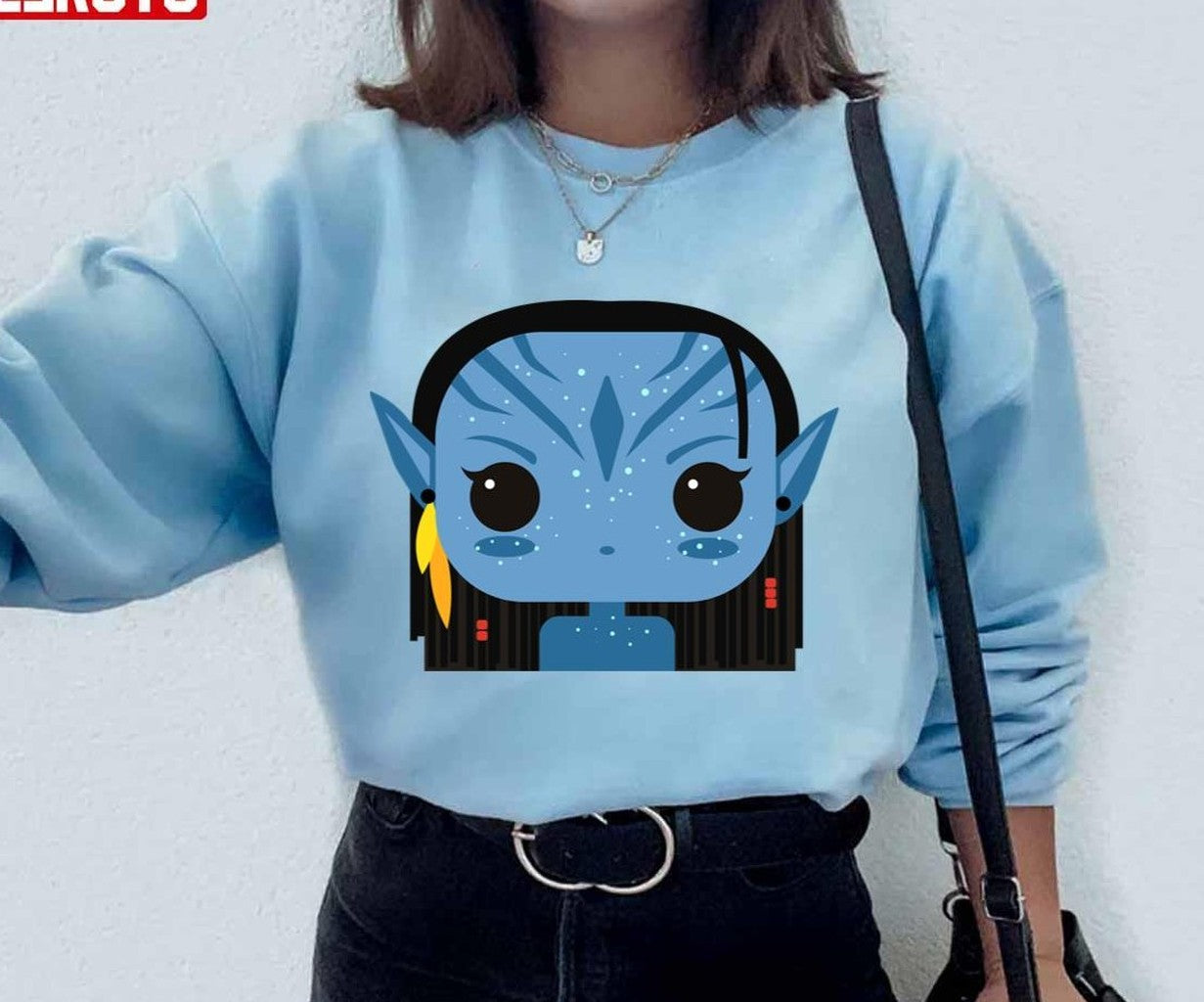Neytiri Avatar 2 Cute Fanart Unisex Hoodie