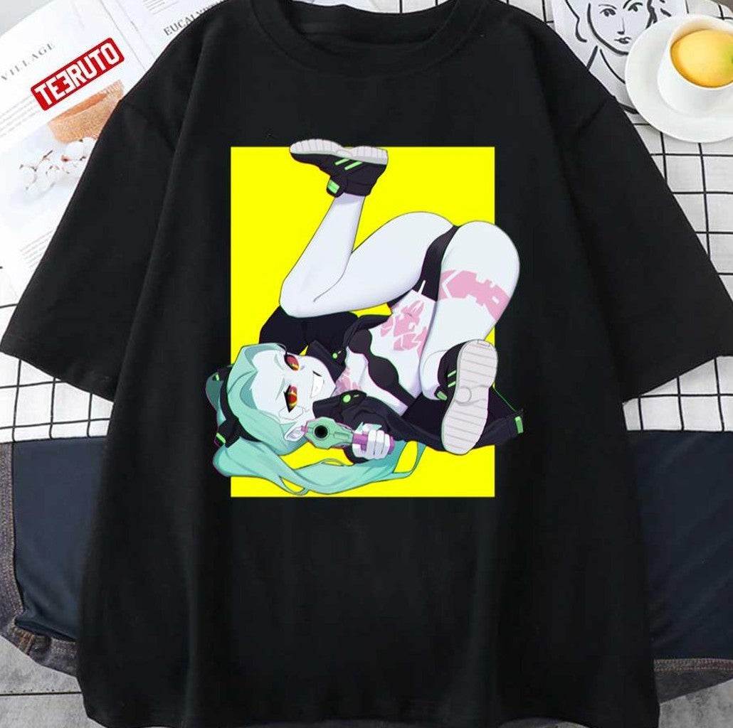 Sexy Rebecca Cyberpunk Edgerunners Animated Netflix Film Unisex T-Shirt