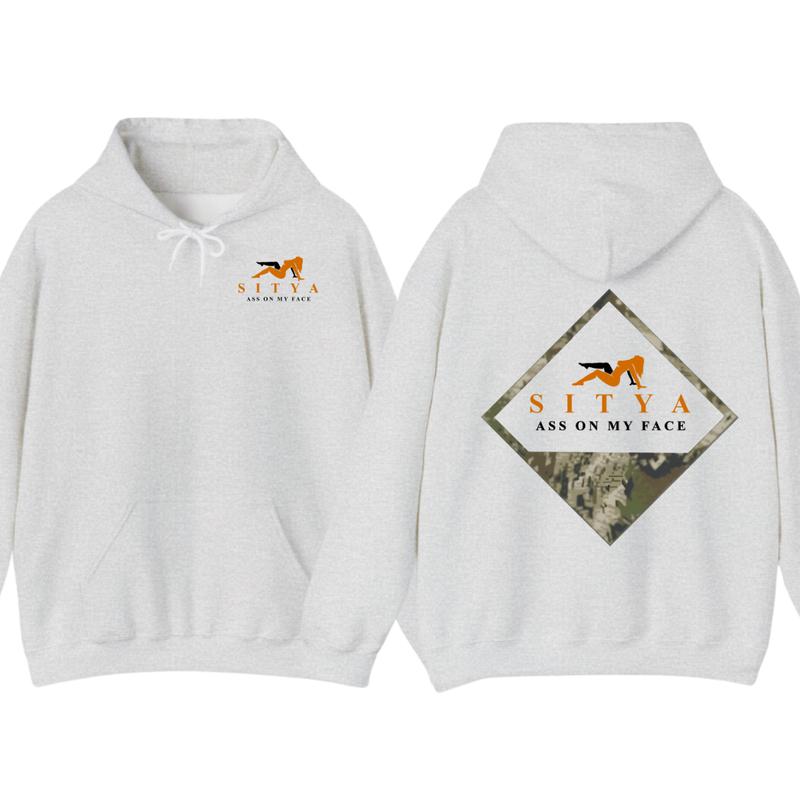 Sit On My Face Funny 2-Sided Hoodie, SITYA Graphic Design, for Men And Women