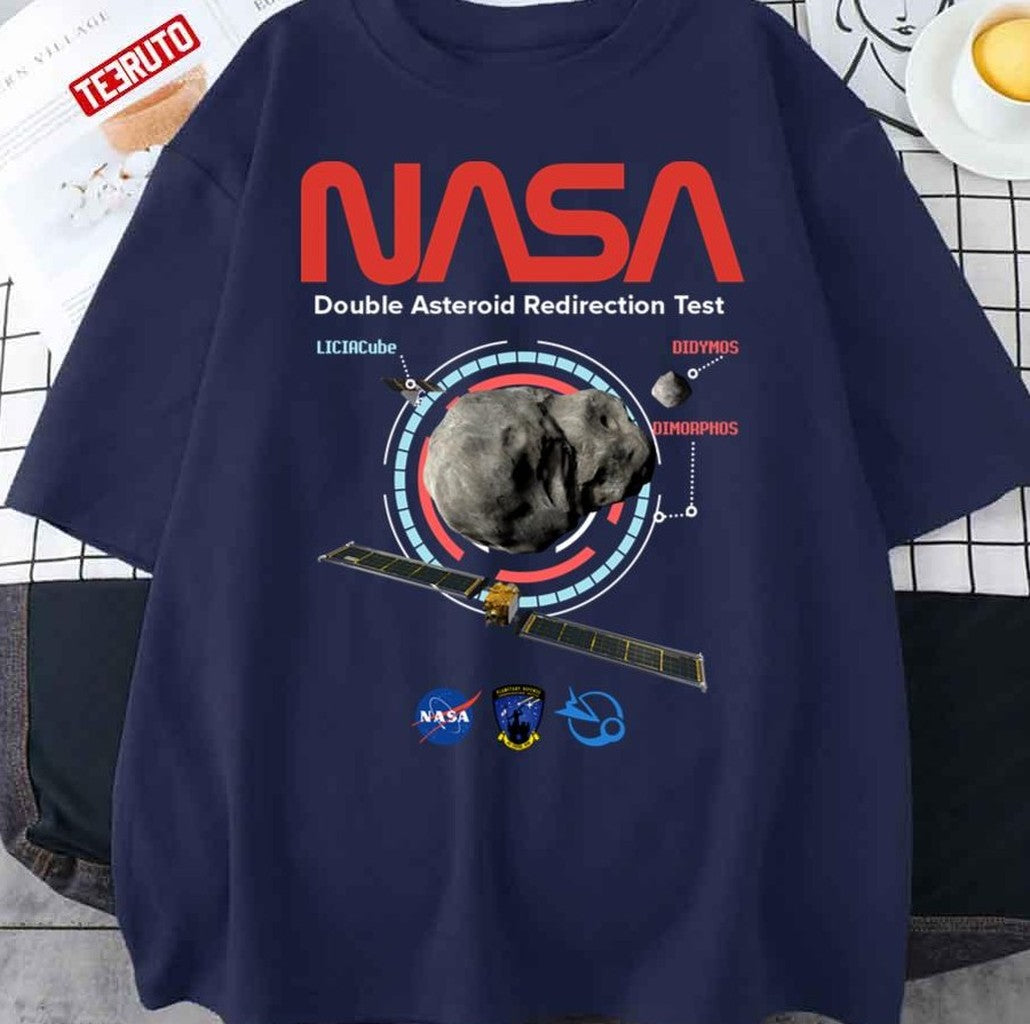 NASA Dart Double Asteroid Redirection Test Unisex T-Shirt