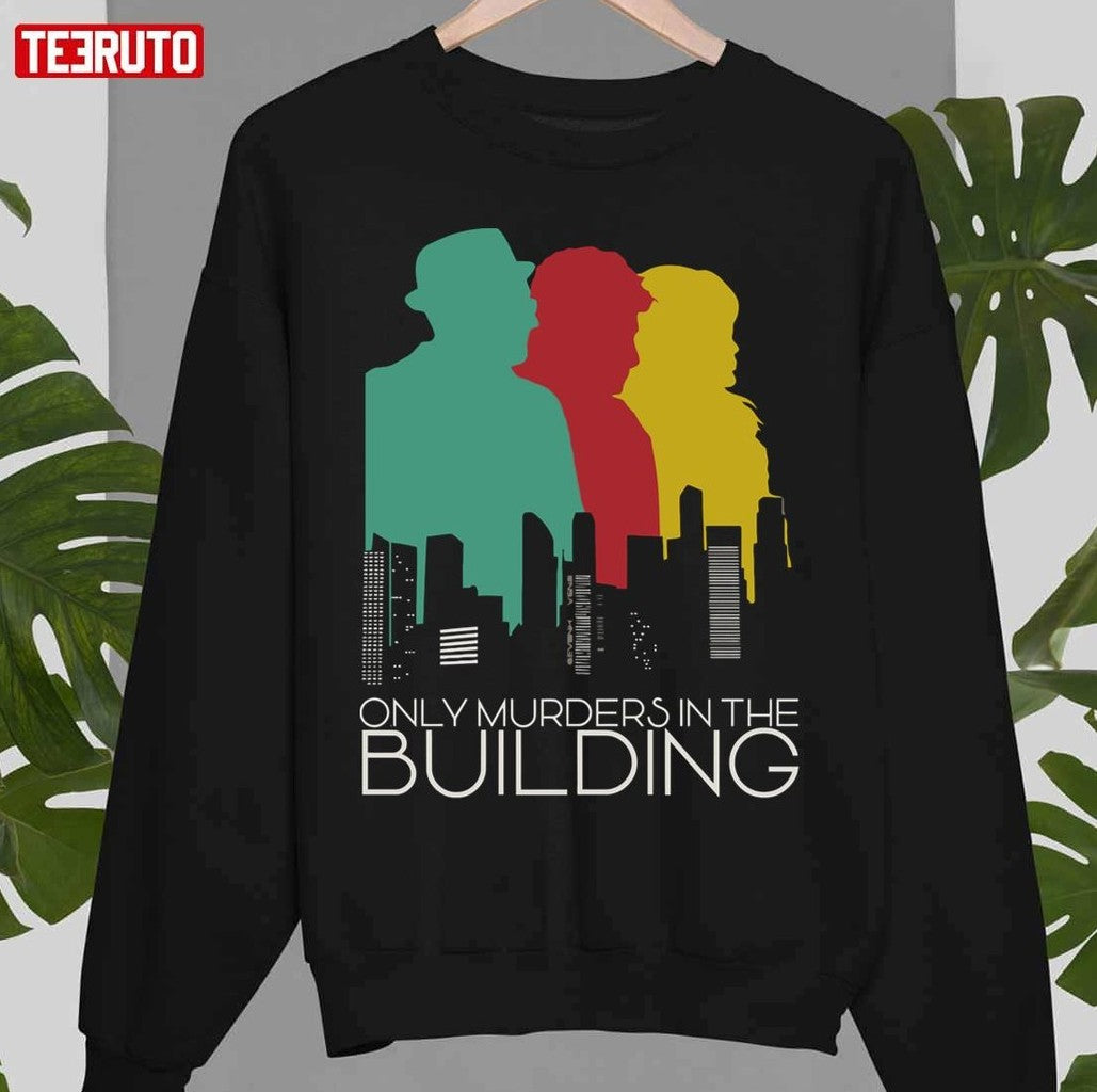 Only Murders With The Building Green Red Yellow Design Unisex T-Shirt