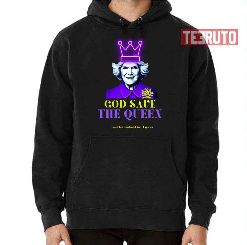 Queen Camilla Coronation God Save The Queen And Her Husband King Charles Iii Unisex T-Shirt