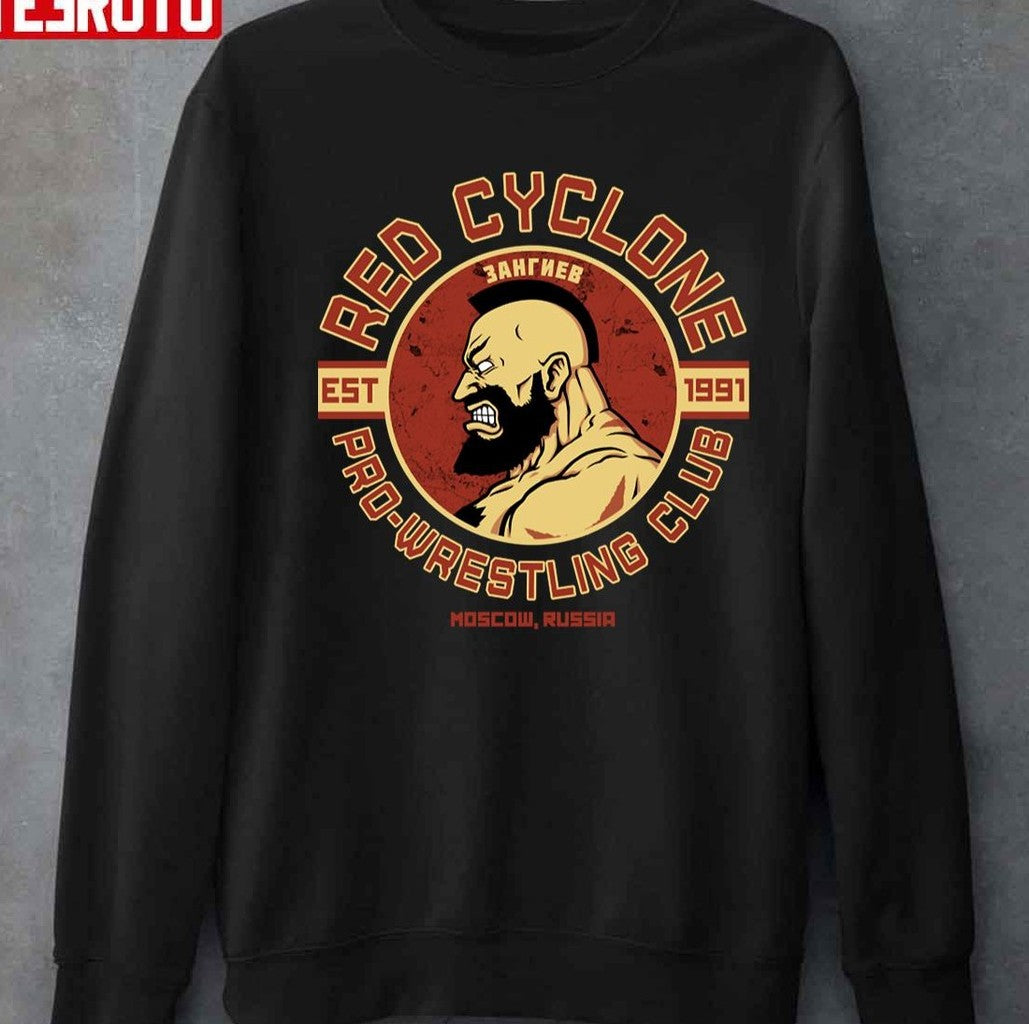 Pro Wrestling Club Red Cyclone EST 1991 Street Fighter Unisex T-shirt