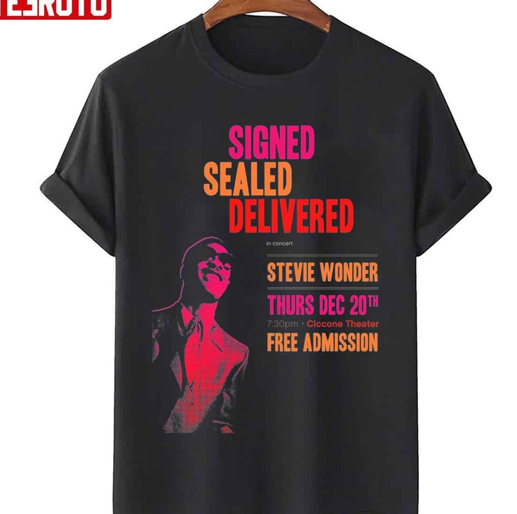 Signed Sealed Delivered Stevie Wonder Unisex Sweatshirt