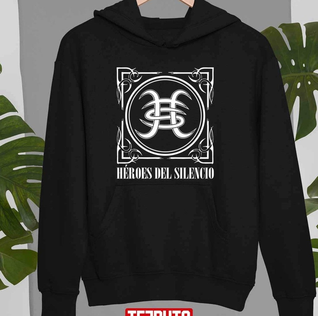 Rock Heroes Del Silencio Logo Unisex T-Shirt