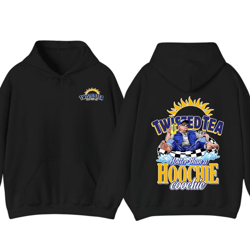 2 Side- NEW Twisted Tea Trummmp America Great Again Hoodie-Full Color- Casual- For Women-For Men- Unisex- Viral