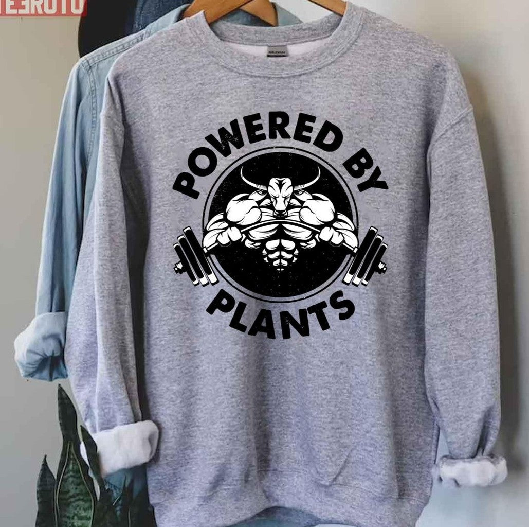 Plant Powered Vegan Workout Unisex Sweatshirt
