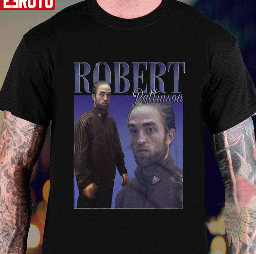 Robert Pattinson Tracksuit Meme Retro Twitlight 90s Unisex Sweatshirt