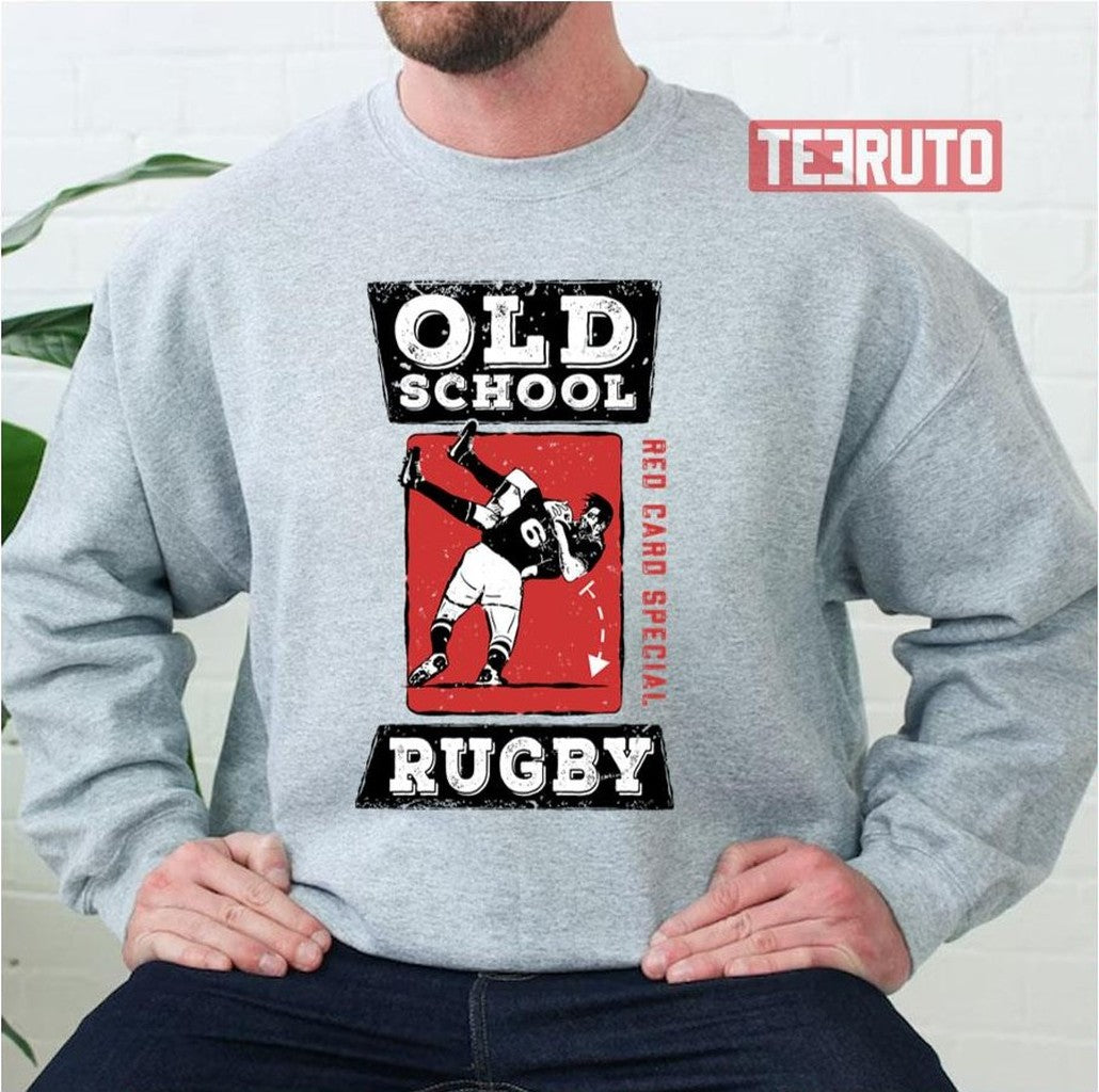 Old School Rugby Red Card Special Unisex Sweatshirt