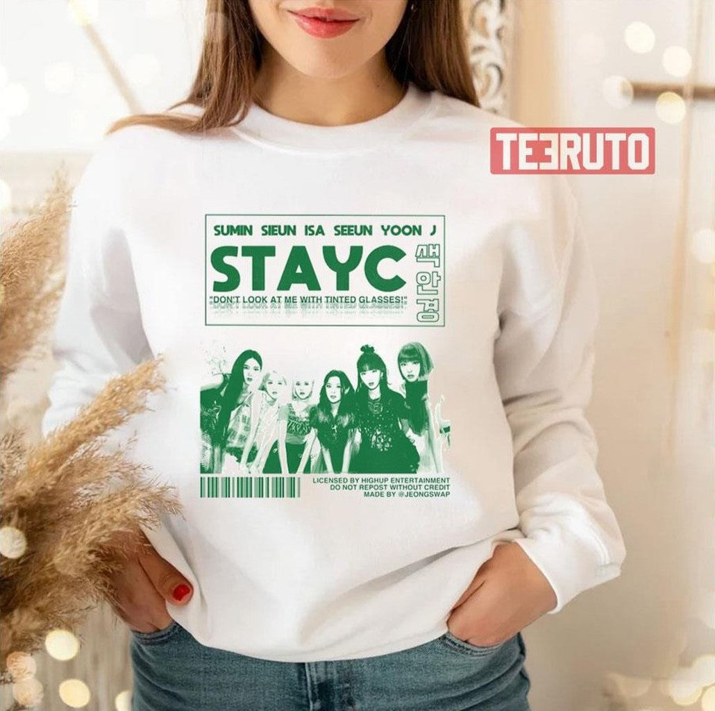 Poster Retro Version Stayc Band Unisex T-Shirt