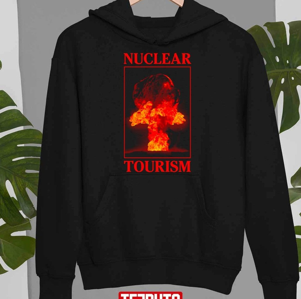 Nuclear Tourism Red Design World War Unisex Sweatshirt
