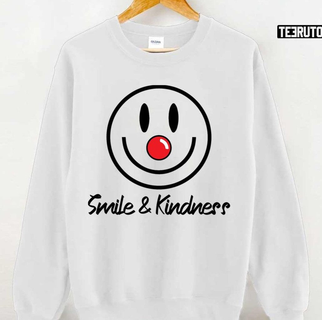 Smile And Kindness Red Nose Day Unisex T-shirt